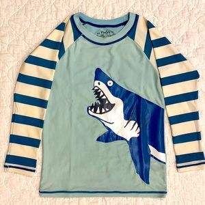 Hatley Boys Shark Long Sleeve Rashguard Size 5